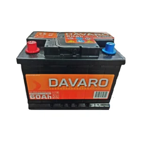 Аккумулятор DAVARO 60Ah euro CCA500